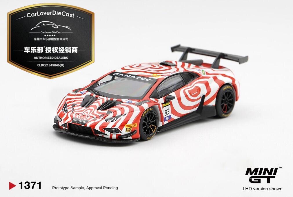 [V的预定]MINIGT #1371 兰博基尼小牛 Wall Racing 合金汽车模型图片
