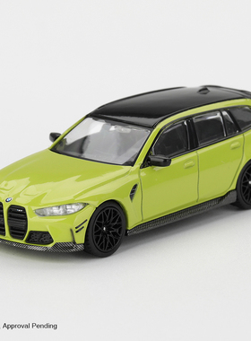 [V的预售]MINIGT 1:64 #1102 宝马M3 旅行版 黄色 合金汽车模型