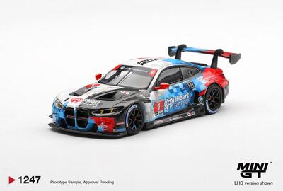 [V的预售]MINIGT #1247 1:64 宝马M4 gt3 EVO 合金汽车模型