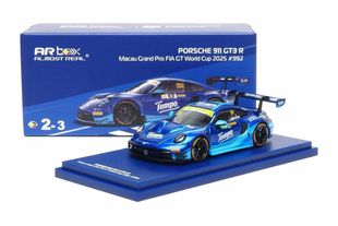 ARBOX 预售 保时捷911 gt3r 合金汽车模型 得宝联名