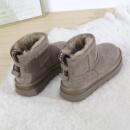 厚底雪地靴女2024新款防滑皮毛一体冬加绒民族风百搭东北保暖棉鞋