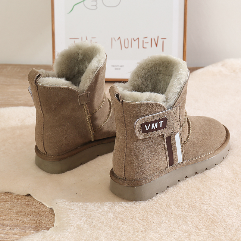 雪地靴女冬季短筒皮毛一体