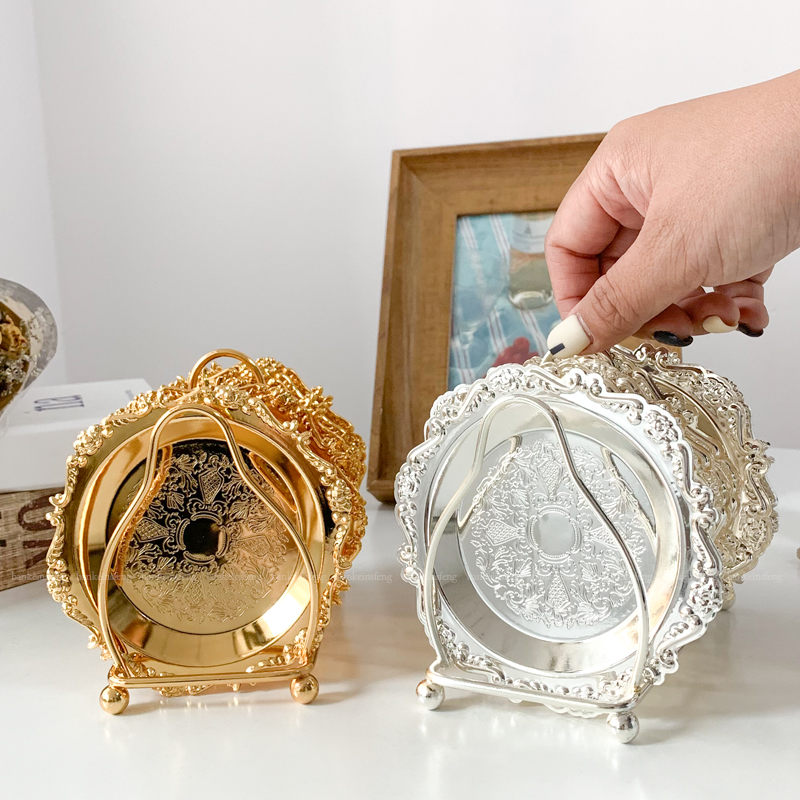 半刻ins風*宮廷風杯墊