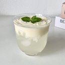 功夫茶系列国风鸡尾酒冰球杯宽口玻璃杯ins复古风冰咖啡杯拿铁杯