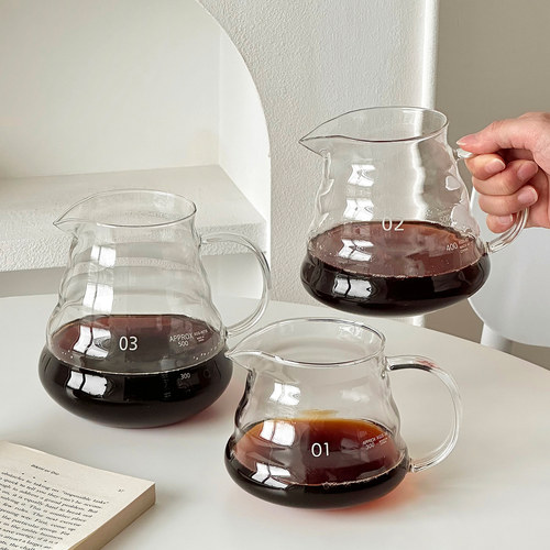 日式咖啡手冲壶分享冷萃壶