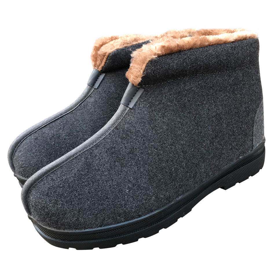 新款禅修僧服僧人冬季加厚防滑保暖绒呢面雪地靴棉靴僧棉鞋棉了尘