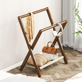 床边晚上放衣服神器卧室衣架隔夜挂衣架落地衣帽架睡觉临时搭衣裤