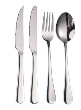 western  tableware steak cutlery set knife fork spoon 1
