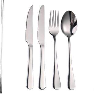 western  tableware steak cutlery set knife fork spoon 1