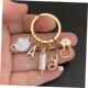 Letters Stethoscope New Keychain Tool Design Doctor Syri