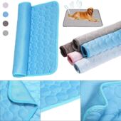 Cool Cooling Dog Sleeping Ice Mat Moisture Silk Pet Cat Pad