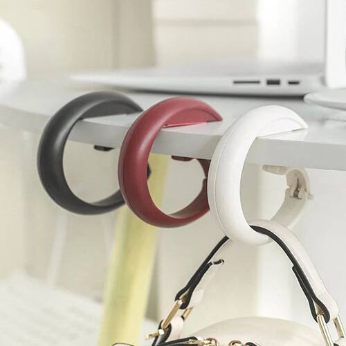 Portable ABS Bag Hook For Hanging Table Purse Bag Hooks Wall