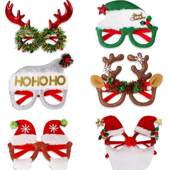 New Hat儿童圣诞帽眼镜 Glasses Christmas Decorative