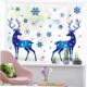 moose Christmas decals静电贴 Decorate with snow decals