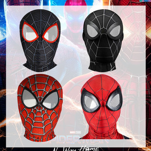 Halloween costume mask Steel Spiderman Spiderman hood 蜘蛛侠
