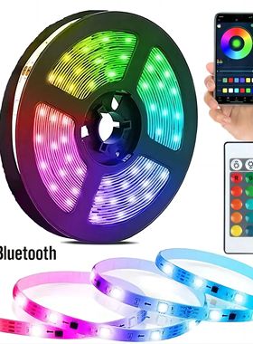 5M 5050 RGB Led Strip Lights Smart Application with 24Keys R