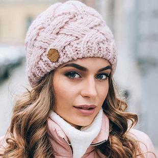 Fashion Winter Hat Women Autumn Wool Warm Knitted Beanie Gir