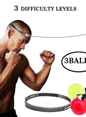 Boxing Fight Ball on String Reflex Fitness Punching Head Ban