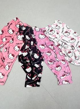 Cute Sanrio Cartoon Pajamas Anime Hello Kitty Pants Multicol