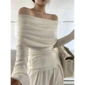 Des French the Off Women shoulder Sweater New One