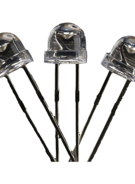 5mmled灯珠发光二极管草帽白发蓝