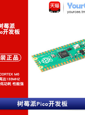 树莓派RP2040 Pico开发板 双核133MHZ Raspberry Pi RP2040 PICO