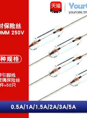 带引脚玻璃保险管玻封管