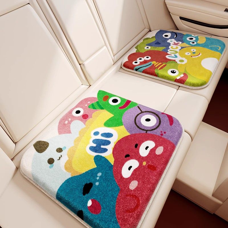 毛绒汽车坐垫冬季保暖单片座椅后排垫四季通用羊羔绒卡通车载座垫,居家布艺,椅垫,淘宝优惠券,粉丝福利购,淘宝优惠卷