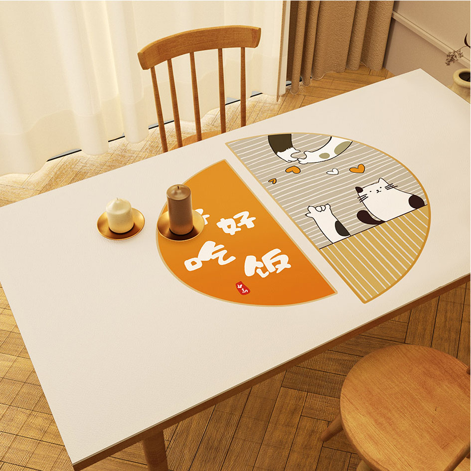 日式餐桌垫隔热防烫一擦即净