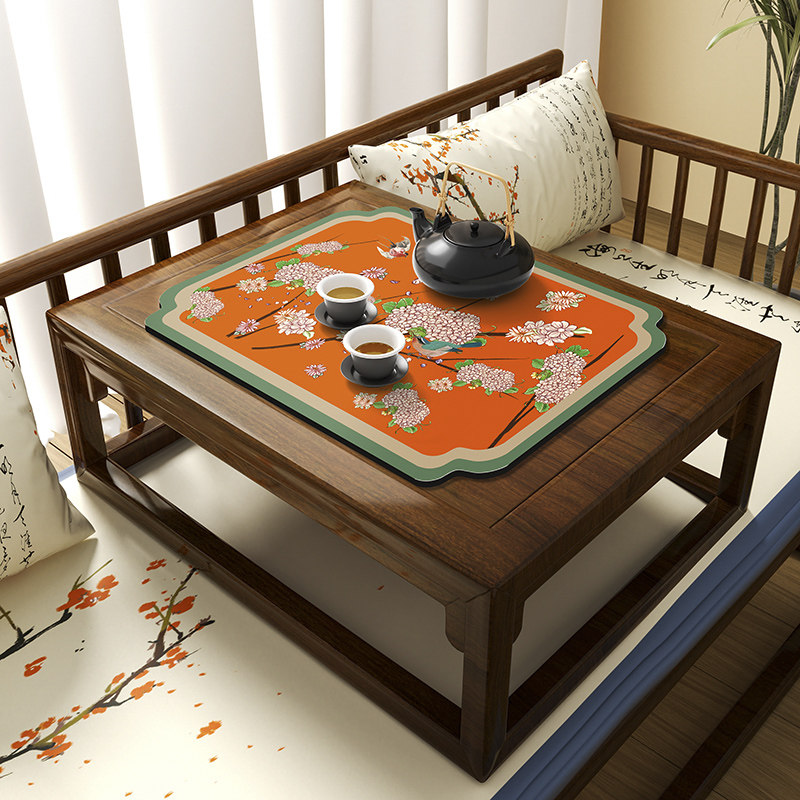 歌妮卡禅意罗汉床茶几垫吸水垫