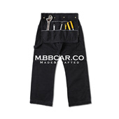 窄幅MMC工匠Artisan系列14OZ赤耳珠帆水电工腰带斜门襟双膝工装 裤