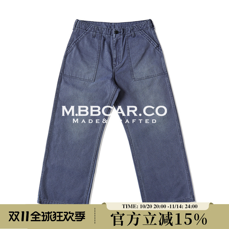 14.8OZ珠帆法工蓝染环锭纺OG107