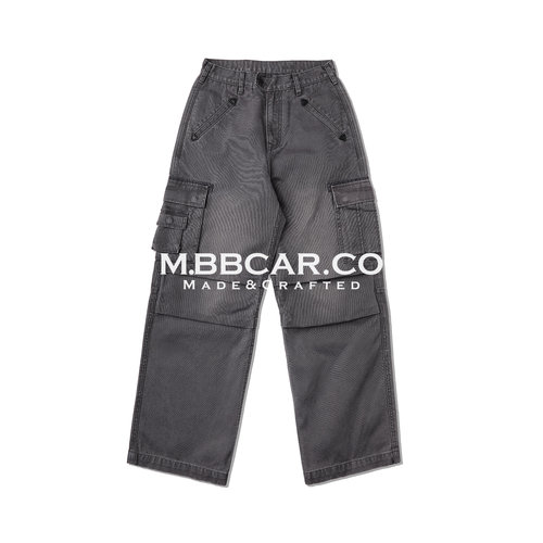 MBBCAR窄幅 限定高密珠帆420克59夏飞狩猎705B阔腿Cargo裤