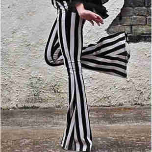 Women's flared pants with pockets