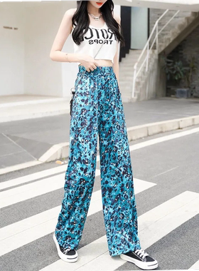 /Summer Women Clothing Loose Casual Straight Trendy Trousers