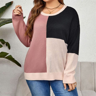 Warm sweaters for autumn winter women tops大码XL-3XL女装毛衣