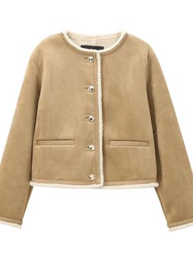 2025 INS Fashion Metal Button Double-sided Jacket Women Coat