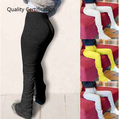Joggers Bell Bottom Pants Ladies Pencil Leggings