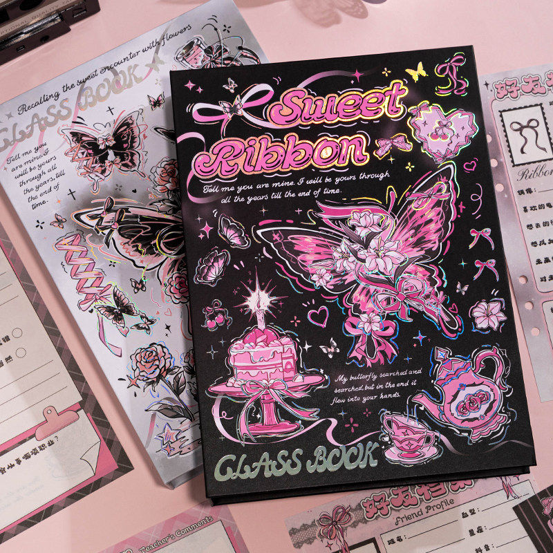 同学录2025新款高颜值蝴蝶小学生六年级毕业成长纪念册小众ins