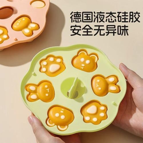 食品级硅胶猫爪蒸糕模具