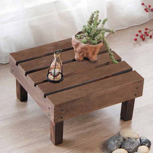 定制花架防腐木花架鱼缸架子木架