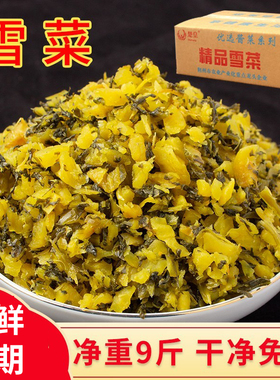 楚皇精品雪菜整箱10斤雪里蕻新鲜腌红菜商用咸菜下饭菜酱菜酸菜