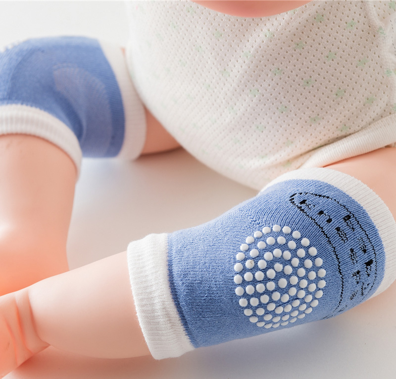 宝宝儿童爬行春夏纯棉薄款婴儿护腿护膝防滑防摔学步护套小孩袜套