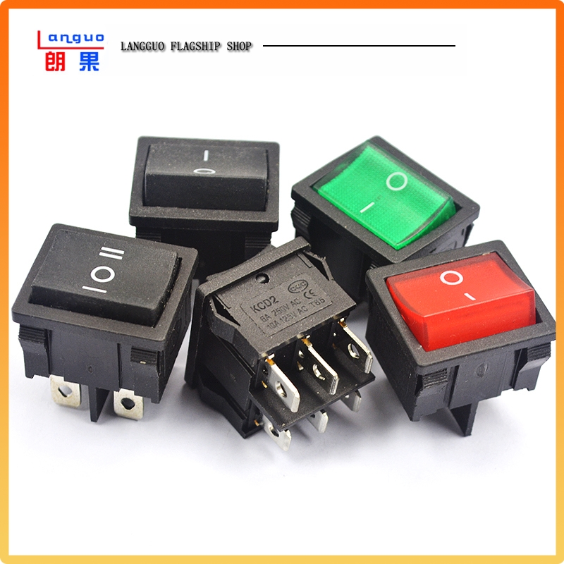 KCD245船型开关双联翘板两个