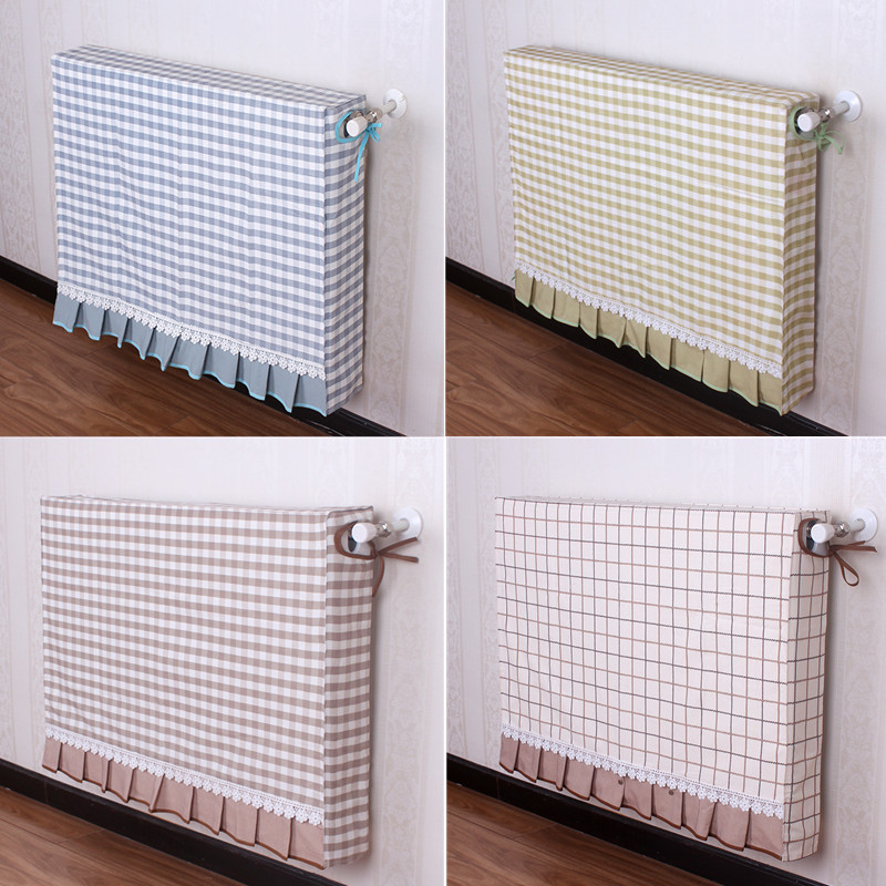 暖气片罩简约格纹家用老式暖气防熏墙遮挡罩布艺暖气罩防尘罩定制,居家布艺,万能盖巾,淘宝优惠券,粉丝福利购,淘宝优惠卷
