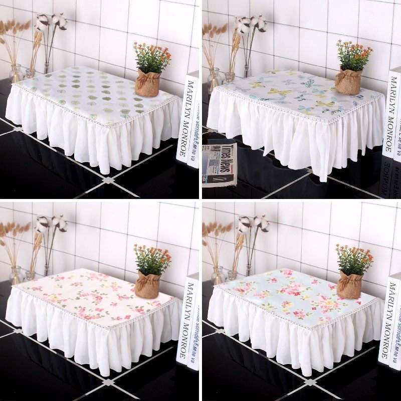 纱款打印机防尘罩办公室复印机投影仪遮挡装饰盖布微波炉搭巾定制