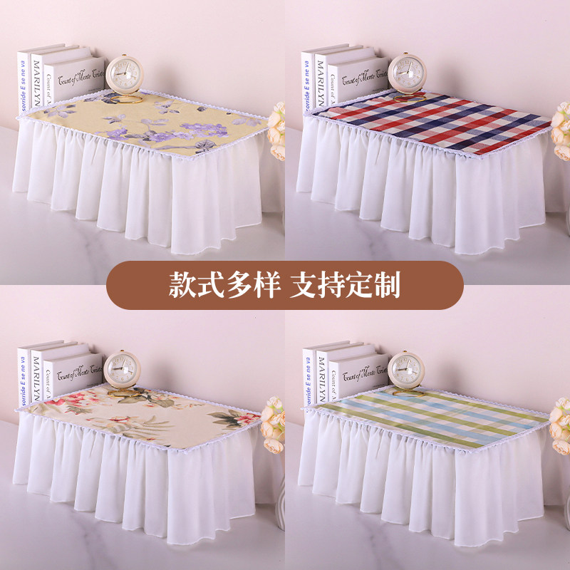 新款田园惠普佳能打印机防尘遮挡装饰罩复印机投影仪盖布可定制