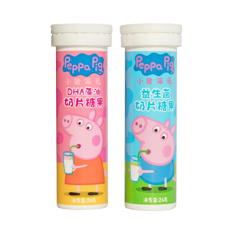 亿智益生菌干吃奶片瓶装糖果