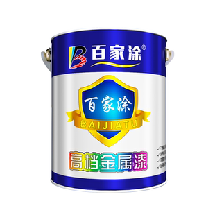 百家涂醇酸磁漆彩钢瓦翻新调和漆专用漆户外铁艺漆金属油漆防锈漆
