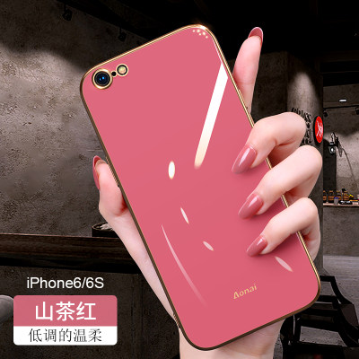 适用苹果6splus手机壳iphone6手机套2021年新款女网红plus六6s硅胶6p软6sp全包女款ins风防摔六s抖音同款奢华